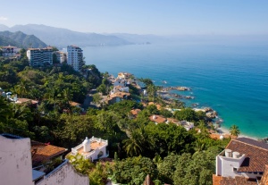 Beautiful structures and beaches of Puerto Vallarta from Krystal International Vacation Club